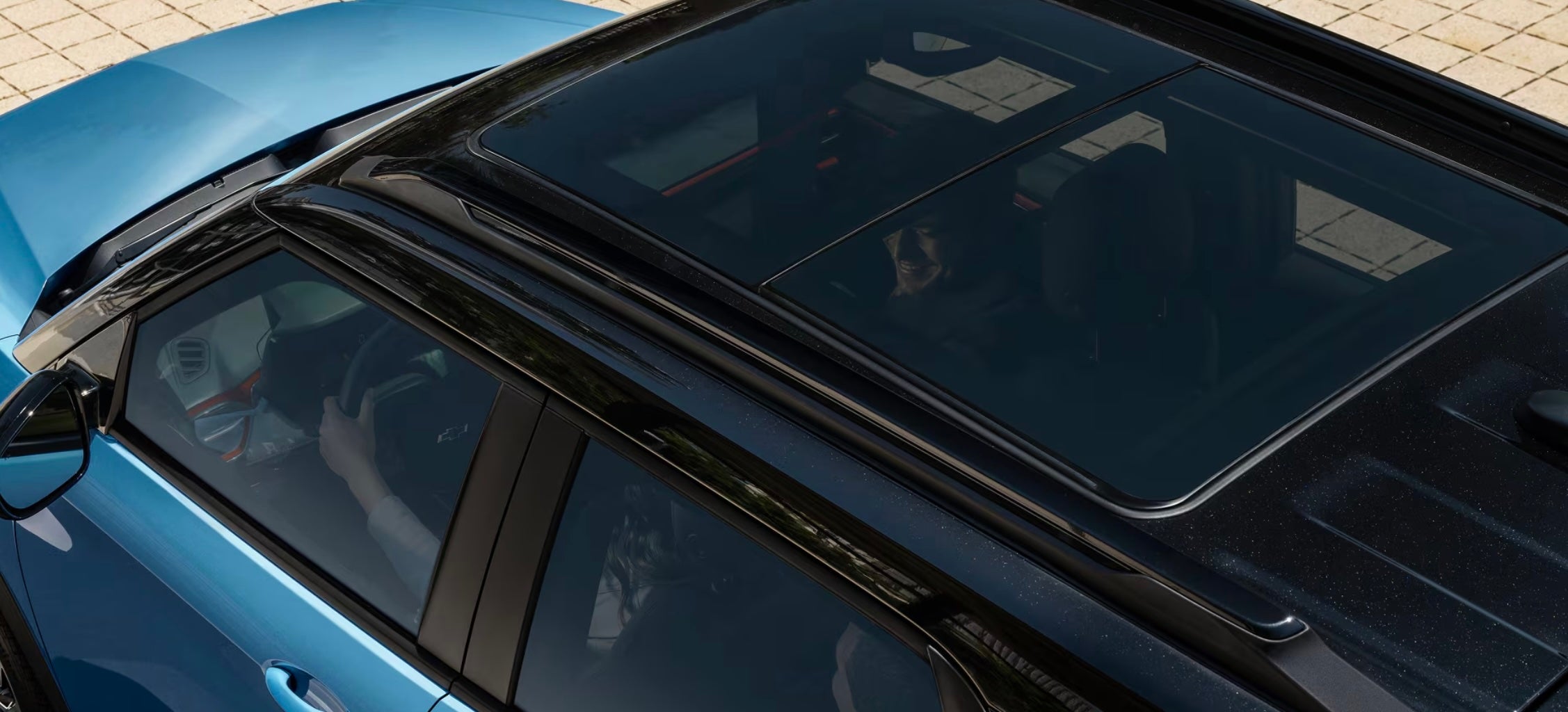A Chevy Trailblazer moonroof.