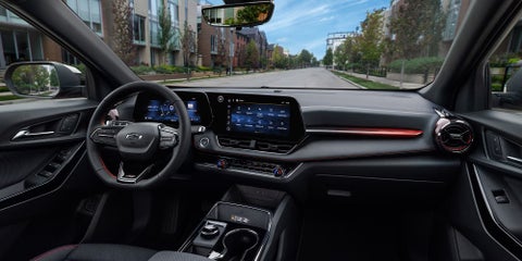 The new 2026 Chevy Equinox interior and dashboard. | Lou Bachrodt Auto Mall in Rockford IL