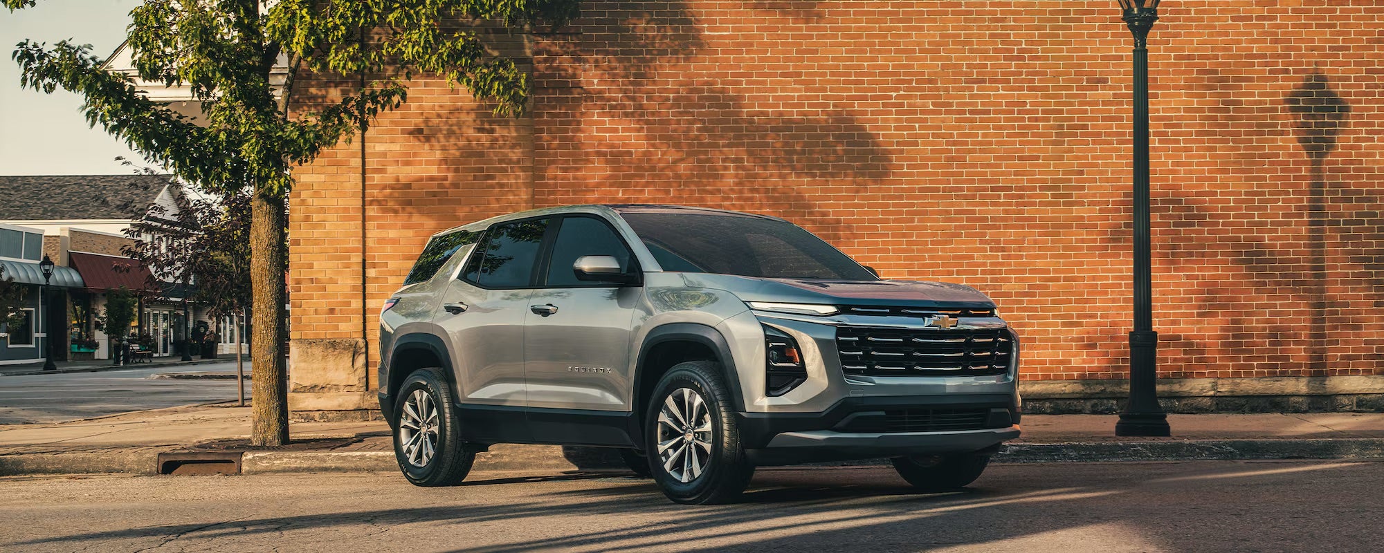 The new 2026 Chevrolet Equinox parked in front of brick wall in Rockford, IL