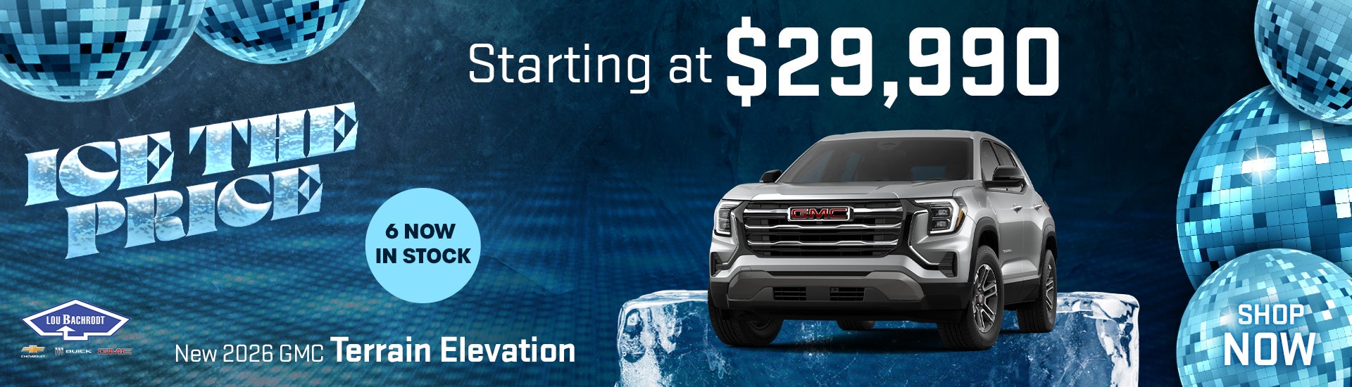 Terrain Elevation Starting at $29,990