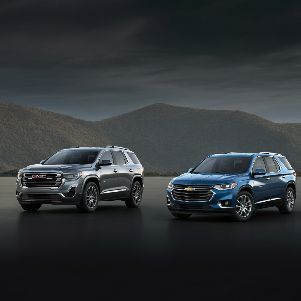The Chevrolet Traverse vs the GMC Acadia