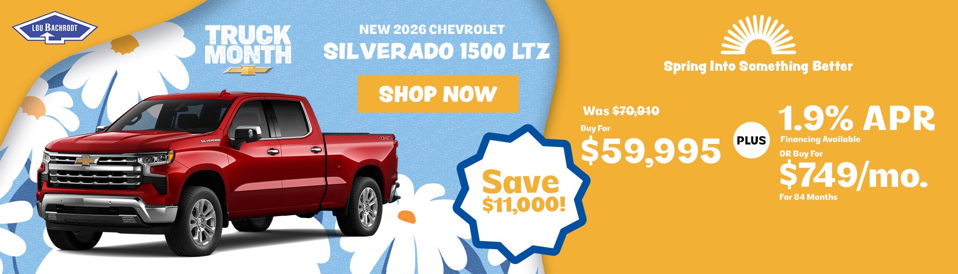 Buy a New 2026 Silverado 1500!