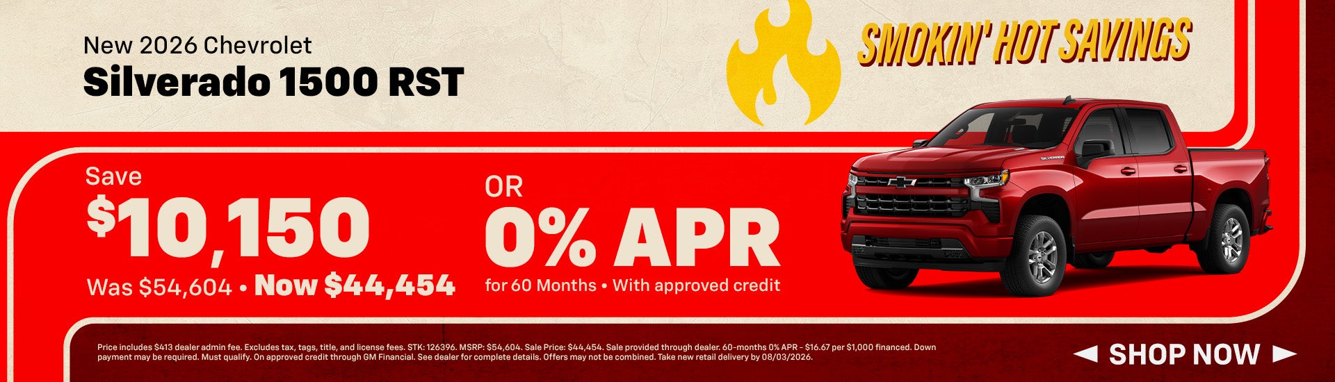 Save $10,150 Or 0% APR