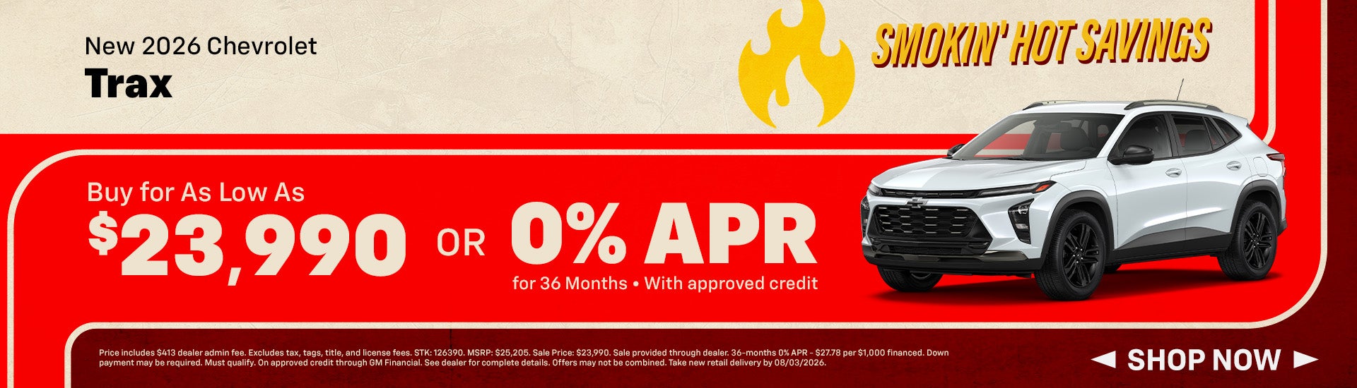 Buy for $23,990 Or 0% APR