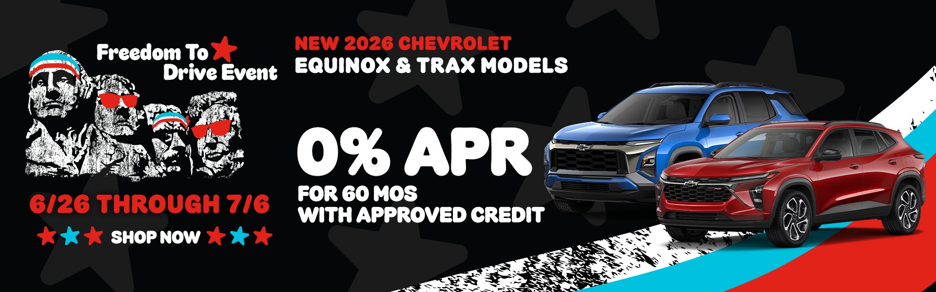 0% APR for 60 Months with approved credit